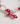 【Panda Art】Dark Pink Pearlized Beaded Bracelets